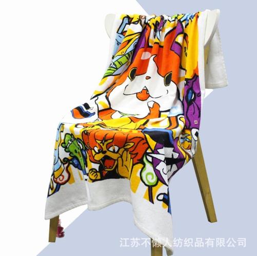 工厂直供·个性化定制 用一片数码印花浴巾，承包你的可爱浴后时光